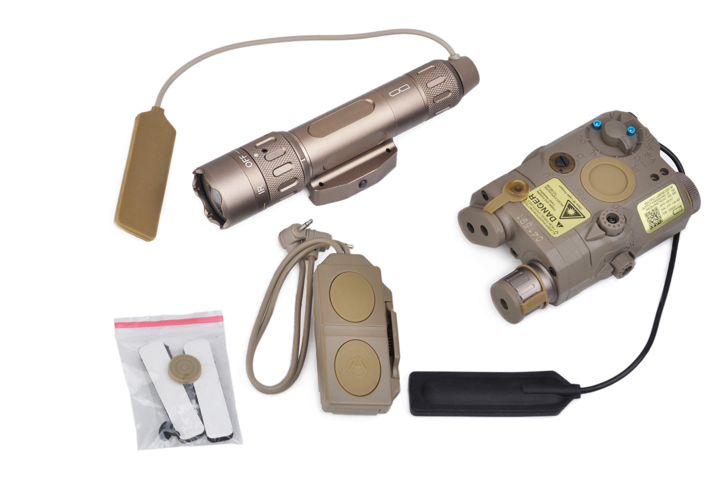 Tactical PEQ Laser PEQ15 IR Laser Red Aiming Sight & WMX200