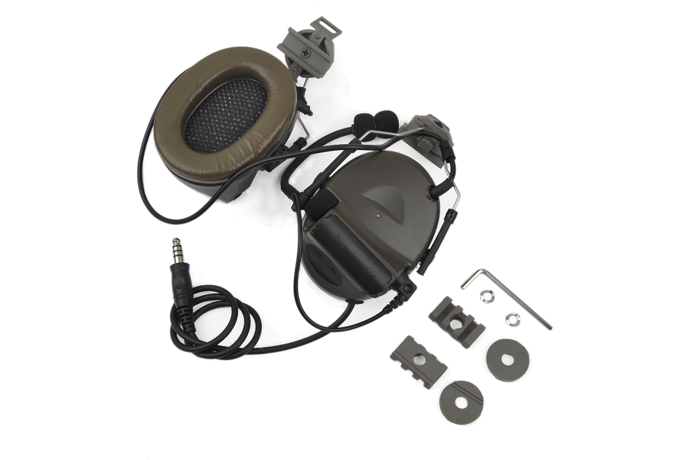 Z Tactical zComtac II Headset Anti Noise MIC With Rail Adapter For