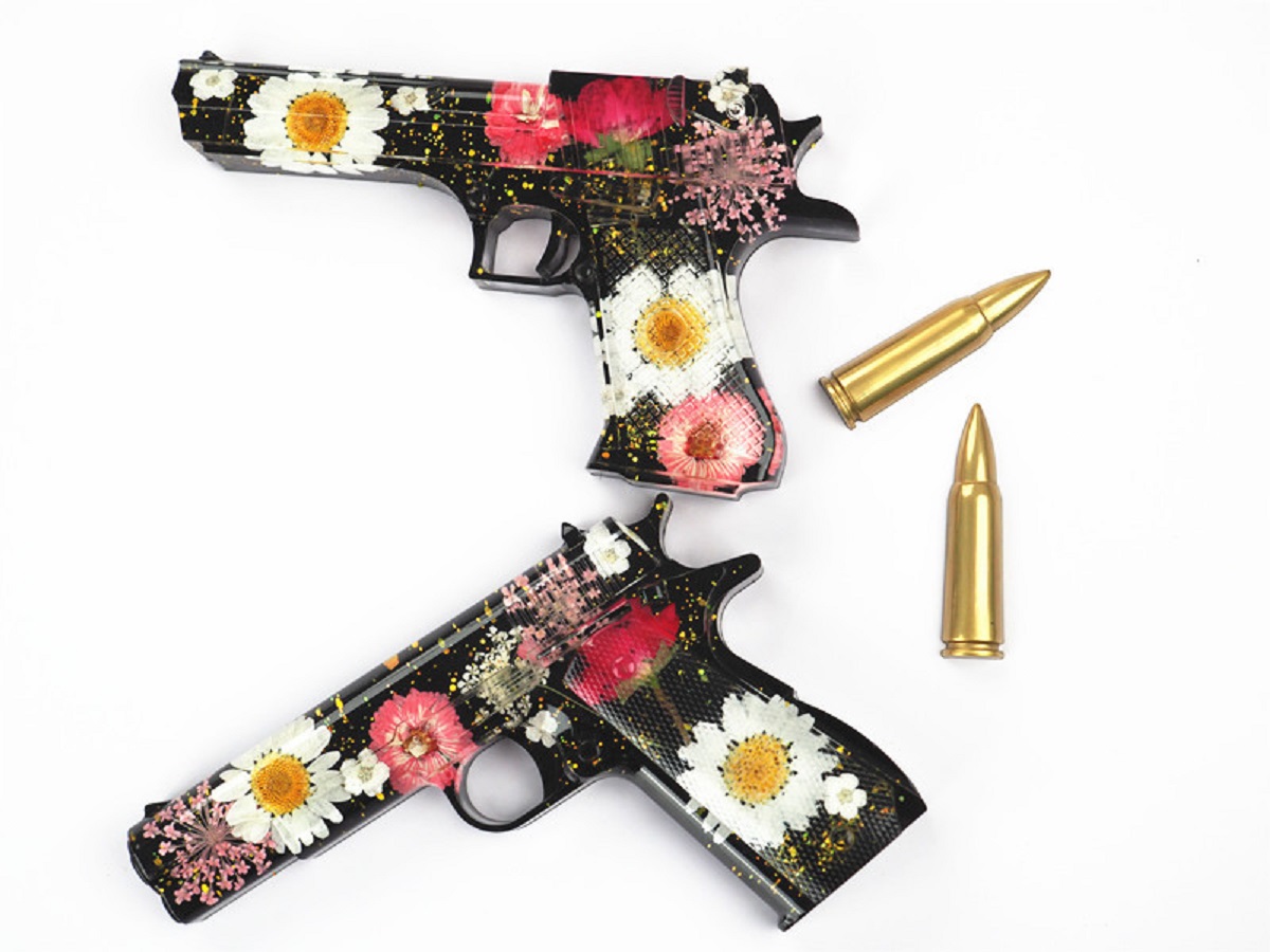 Silicone Pistol Bullets Resin Casting Mold Gun Epoxy Mould Craft Tool