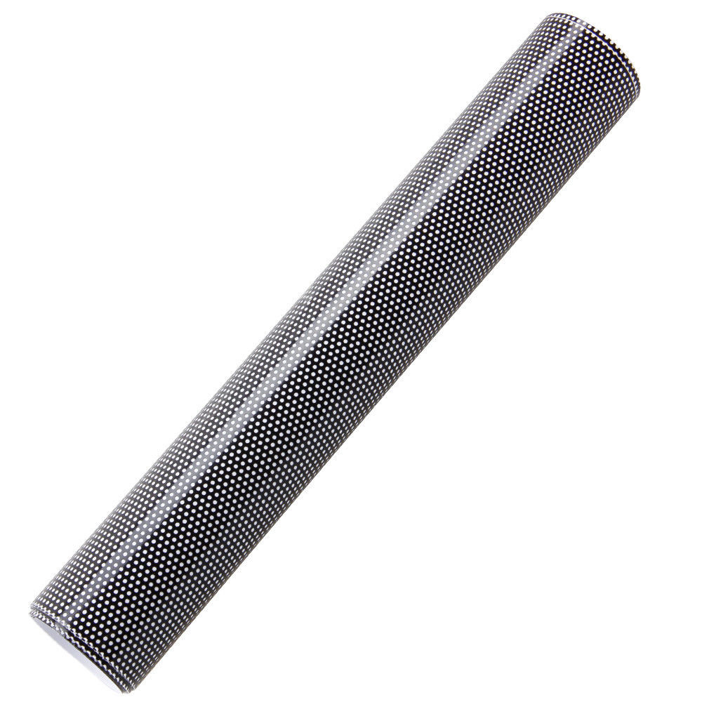 HOHOFILM Black One-Way Vision Perforated Window Film - Print Media Vinyl For Privacy