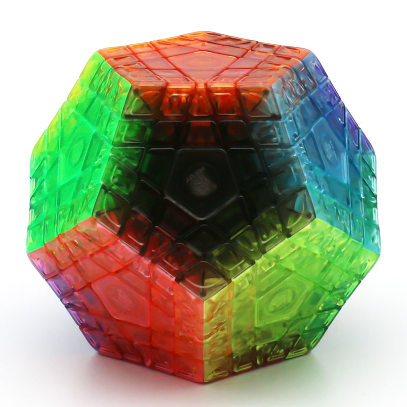 YuXin Huanglong Gigaminx 5x5 Dodecahedron Magic Twisty Puzzle Ice