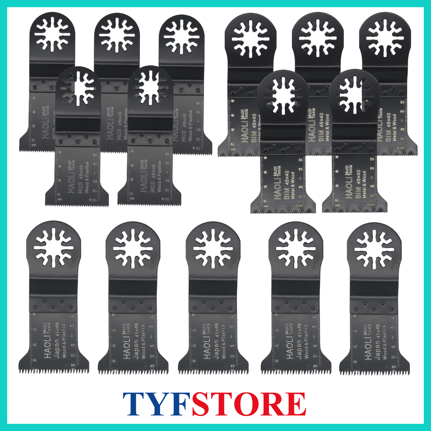 Bosch multitool 15 Blade Mix A for Fein multimaster