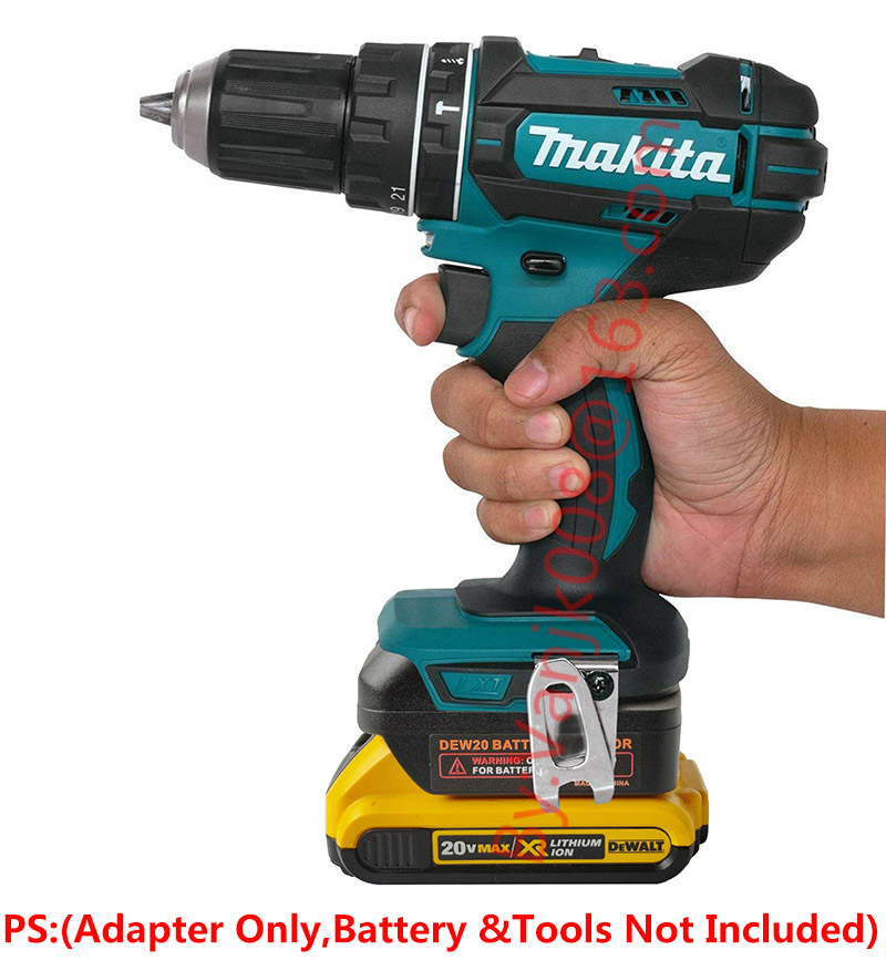 1x Makita 18v Lxtbl183040 Tools Adapter Work With Dewalt 20v Xr Li