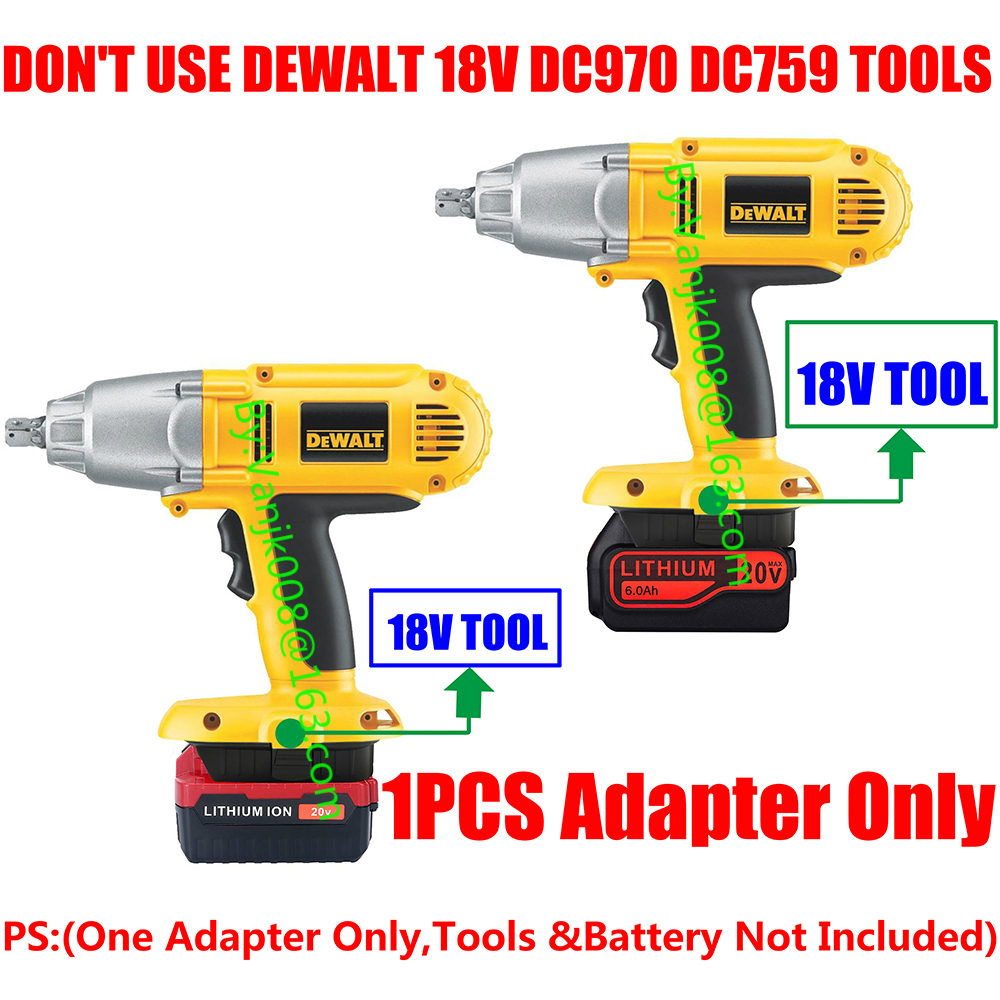 dewalt to porter cable battery adapter