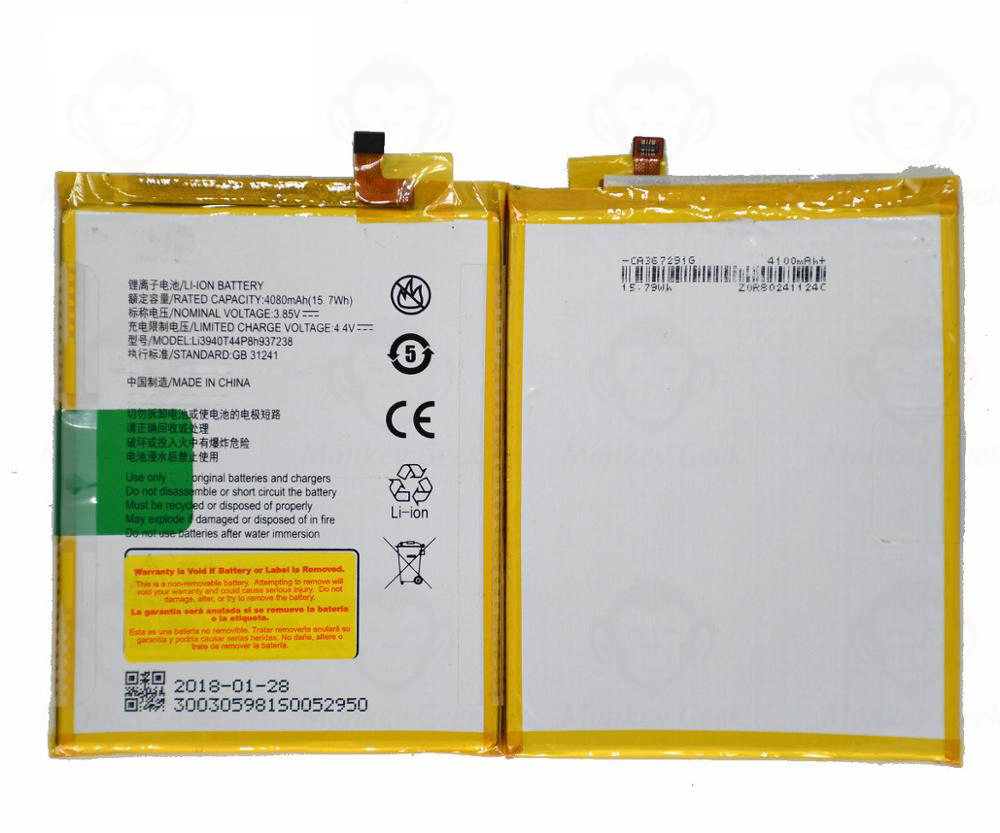 New Genuine Replacement Battery ZTE Blade Z Max Z982 Li3940T44P8h937238 4080mAh 661632706205 eBay