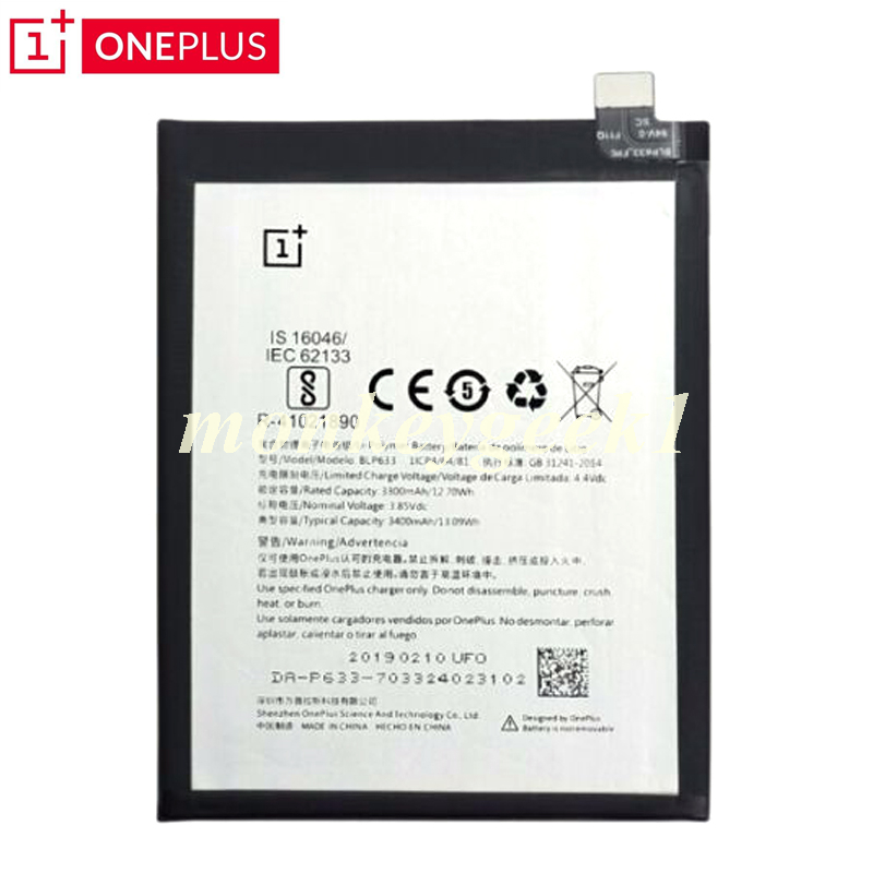 Аккумулятор oneplus 6