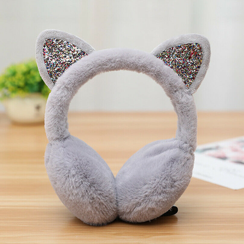 2020 Fashion Women Fur Winter Ear Warmer Earmuffs Cat Ear Muffs Earlap