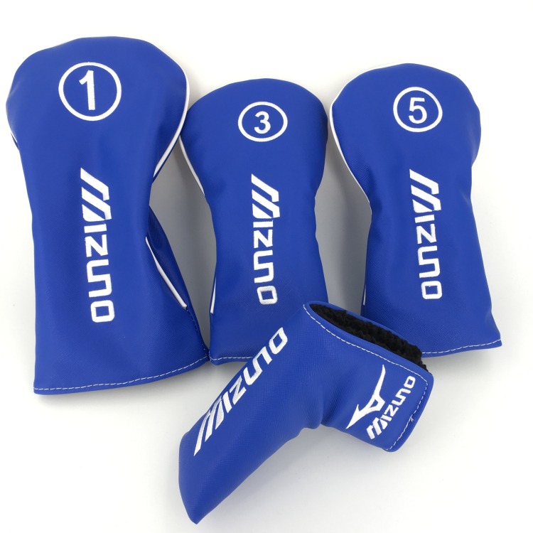 MIZUNO - 【Mizuno様限定】ゴルフクラブ(カバー付)売ります High white/blue Mizuno Golf Club cover Protective cover