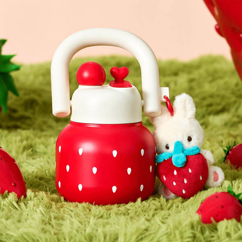 New Starbucks China 2024 Winter Strawberry Rabbit 22oz SS Tumbler