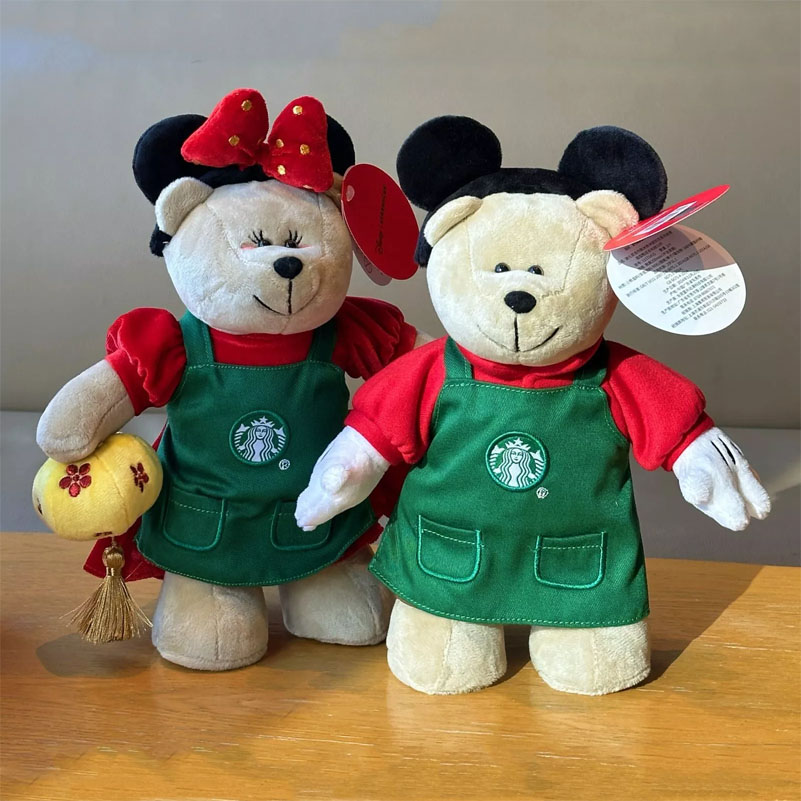 スターバックスStarbucks ミッキー・ミニー ぬいぐるみ 2025 スターバックスStarbucks ミッキー・ミニー ぬいぐるみ 2025