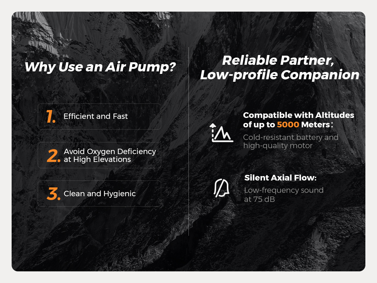 FLEXTAILGEAR PUMP 3-Mech – Ultra-Compact Portable Air Pump Inflator & Deflator For Camping