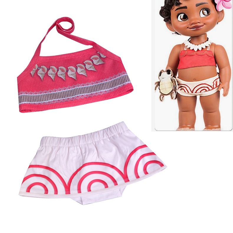 Toddler Baby Girls Children Moana Cosplay Swimwear Suit Bikini Costume Cartoon Ebay