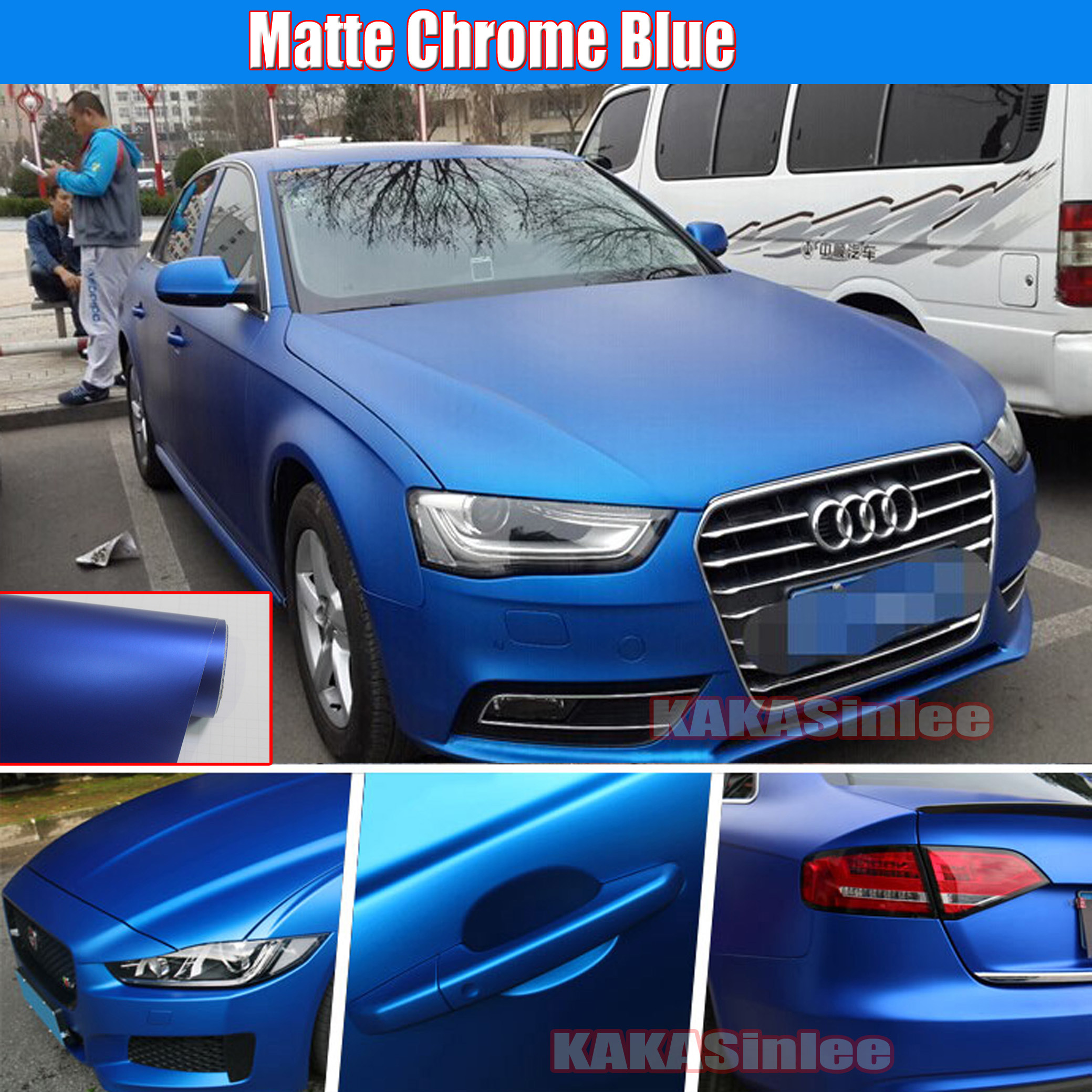 mat blue car