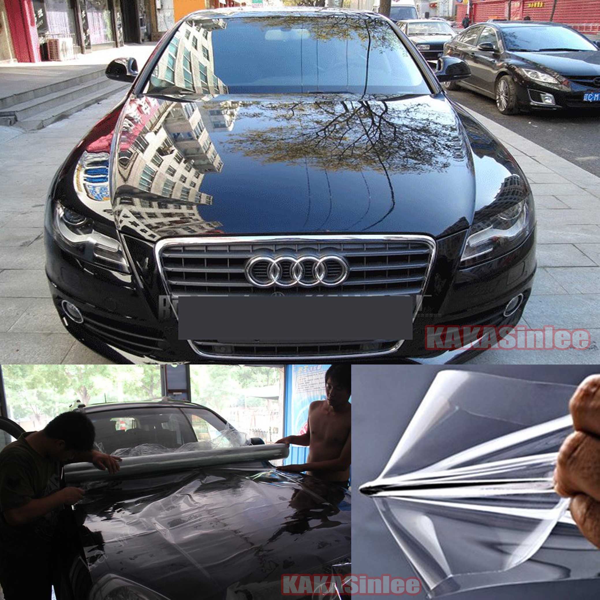 12" x 60" Cool Car Wrap Invisible Cloth Clear Paint ...