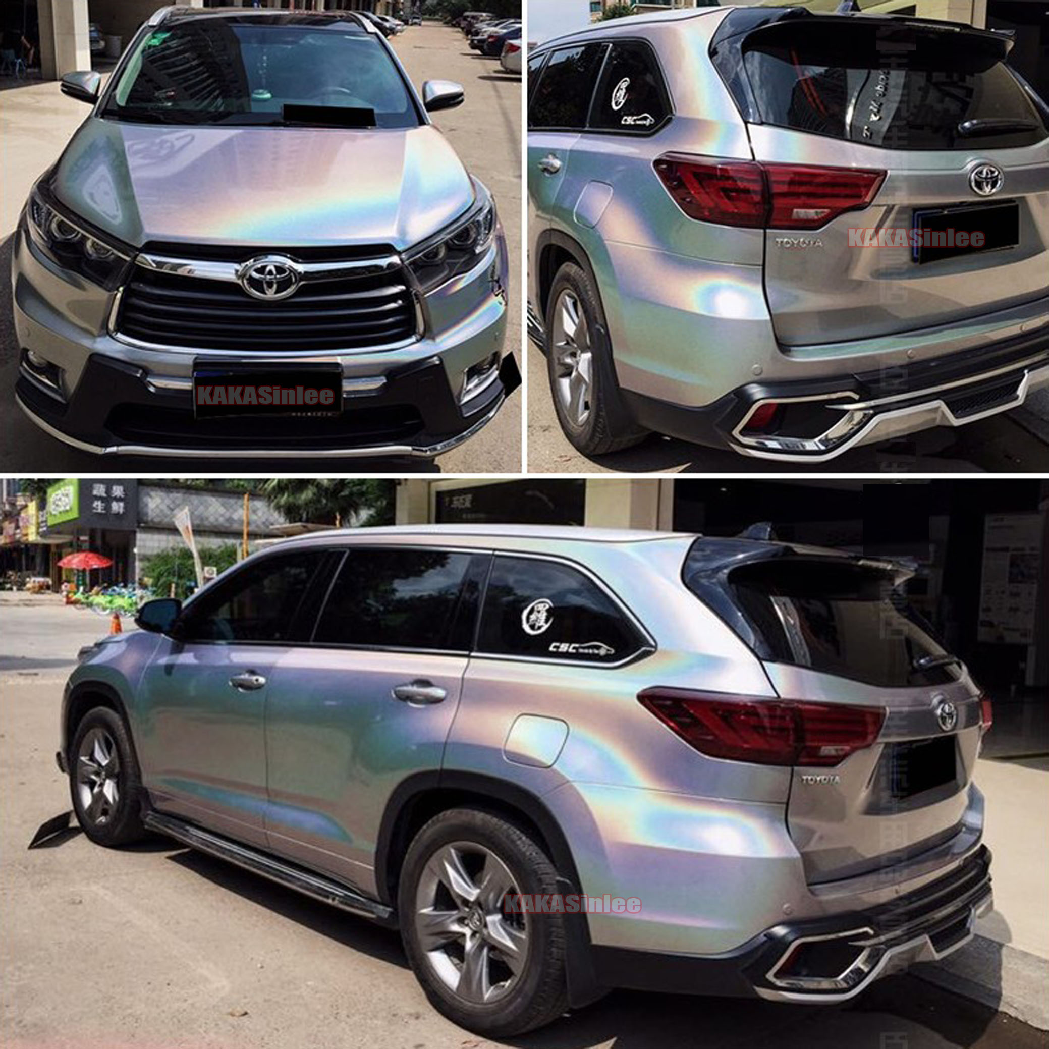 PELLICOLA ADESIVA OLOGRAFICA LASER CHROME SILVER car wrapping HOLOGRAPHIC  EUR 9,00 - PicClick IT