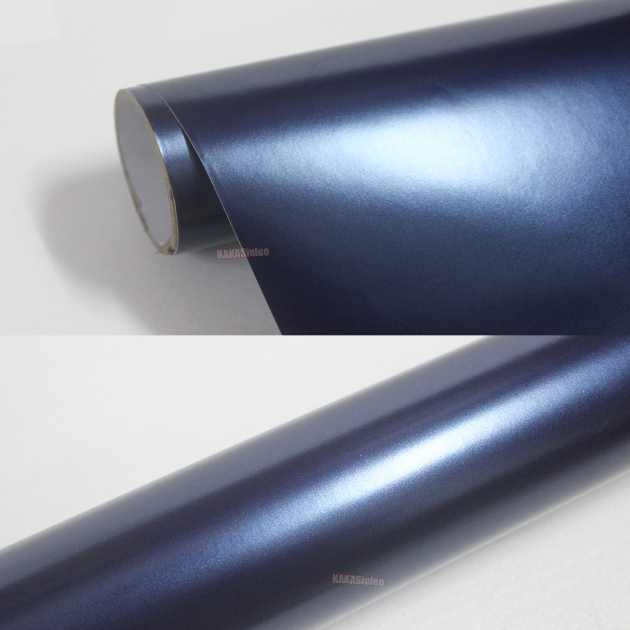 50FT KAKASinlee Whole Car Wrap Pearl Metal Matte Chrome Vinyl