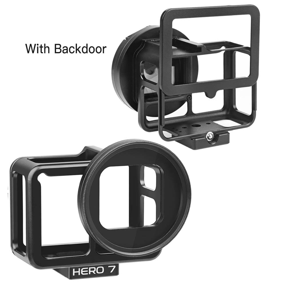 SHOOT for GoPro Hero 7 6 5 Black Aluminum Alloy Protective Case Cage