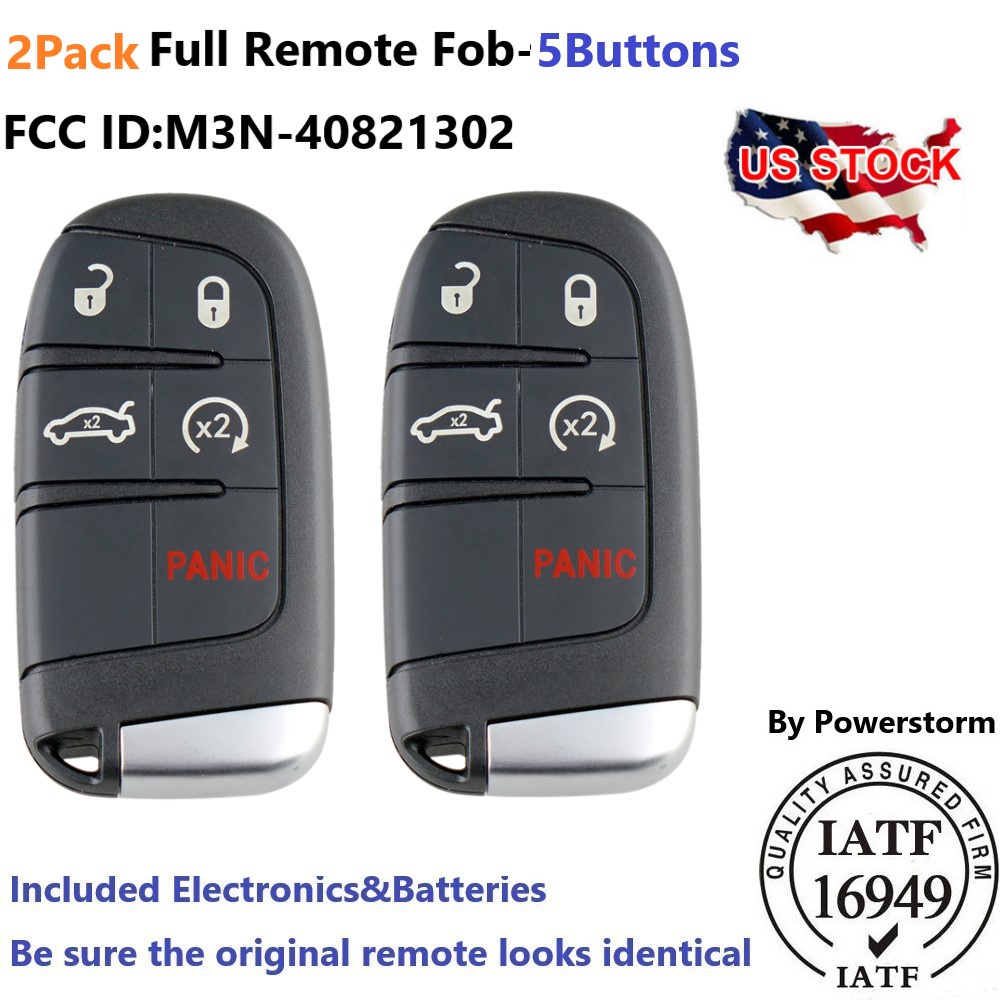 2 For 2014 2015 2016 2017 2018 Dodge Charger Journey Smart Prox Remote Key Fob | eBay