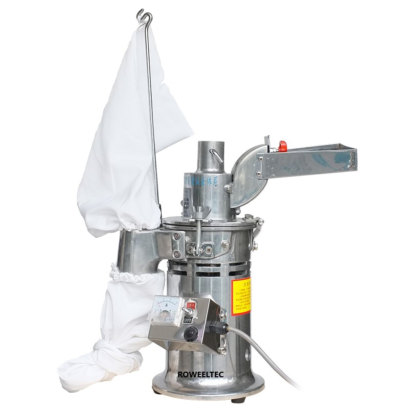 New Automatic Continuous Hammer Mill Herb Grinder,Pulverizer mac 並行輸入品 CGOLDENWALL Automatic Continuous Hammer Grinder Feeding Herb