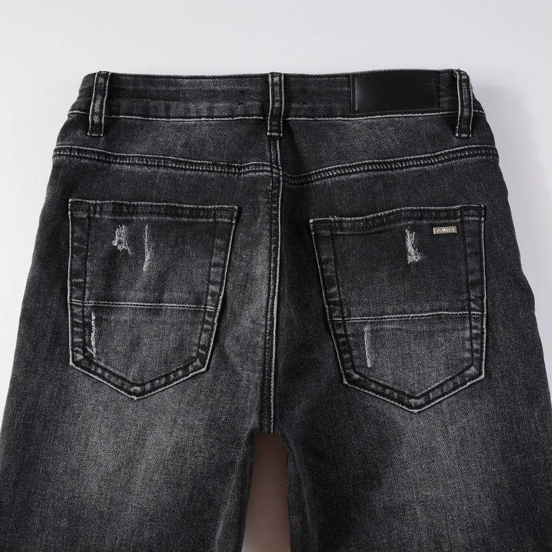 DARK FOG★American retro patchwork knife-cut buckle jeansDF6 DARK FOG☆American retro patchwork knife-cut buckle jeansDF6