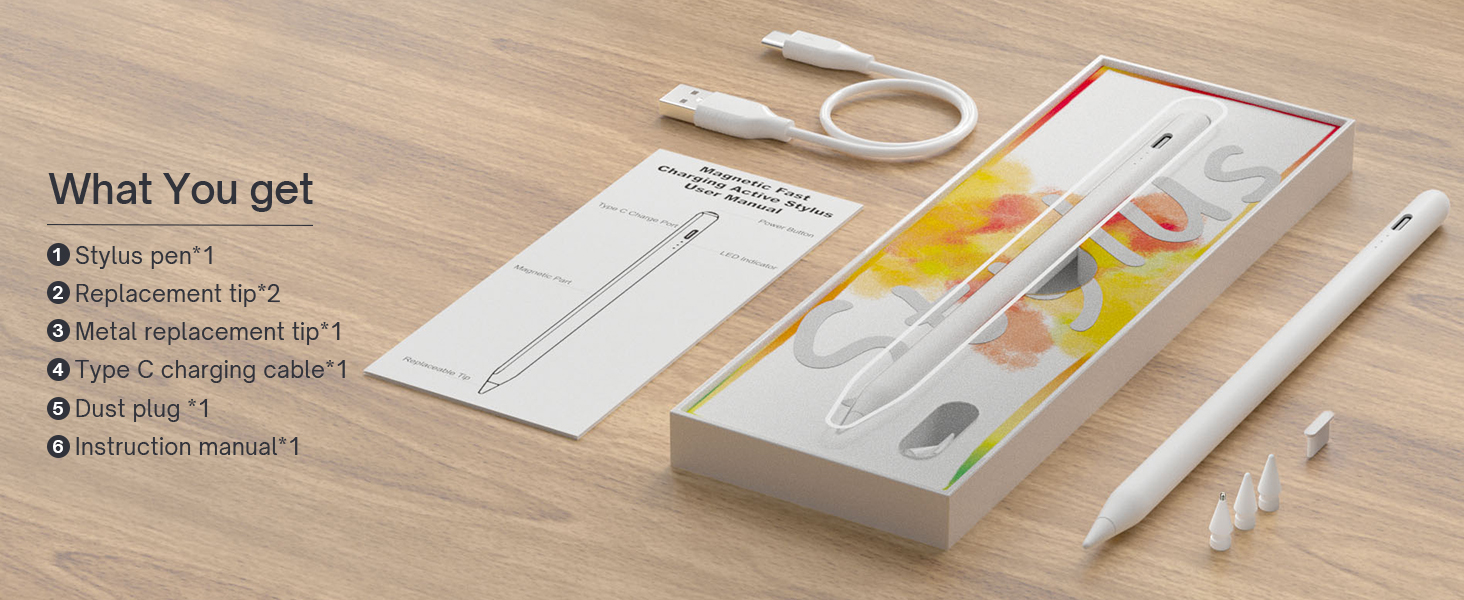 iPad Pencil 2nd Generation, Apple iPad Air/iPad Mini/iPad Pro