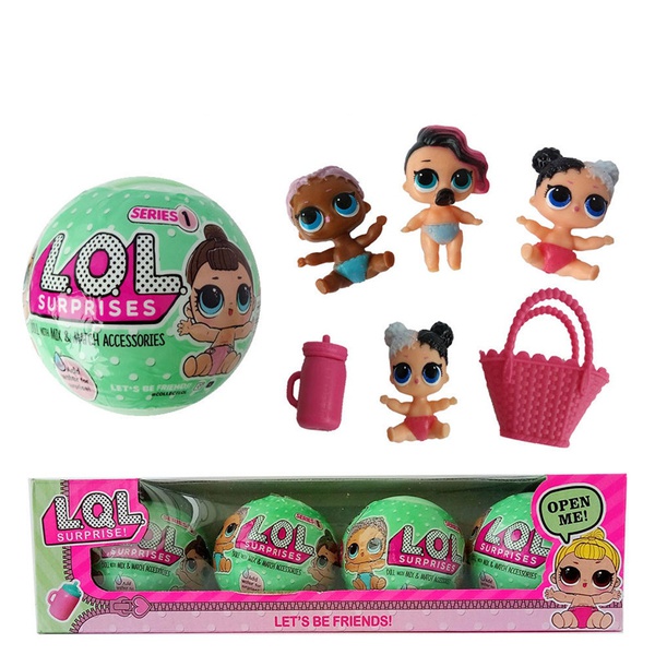 Gifts LOL Surprise Doll Set Baby Dolls Lil Sisters Series 2 Lets Be ...