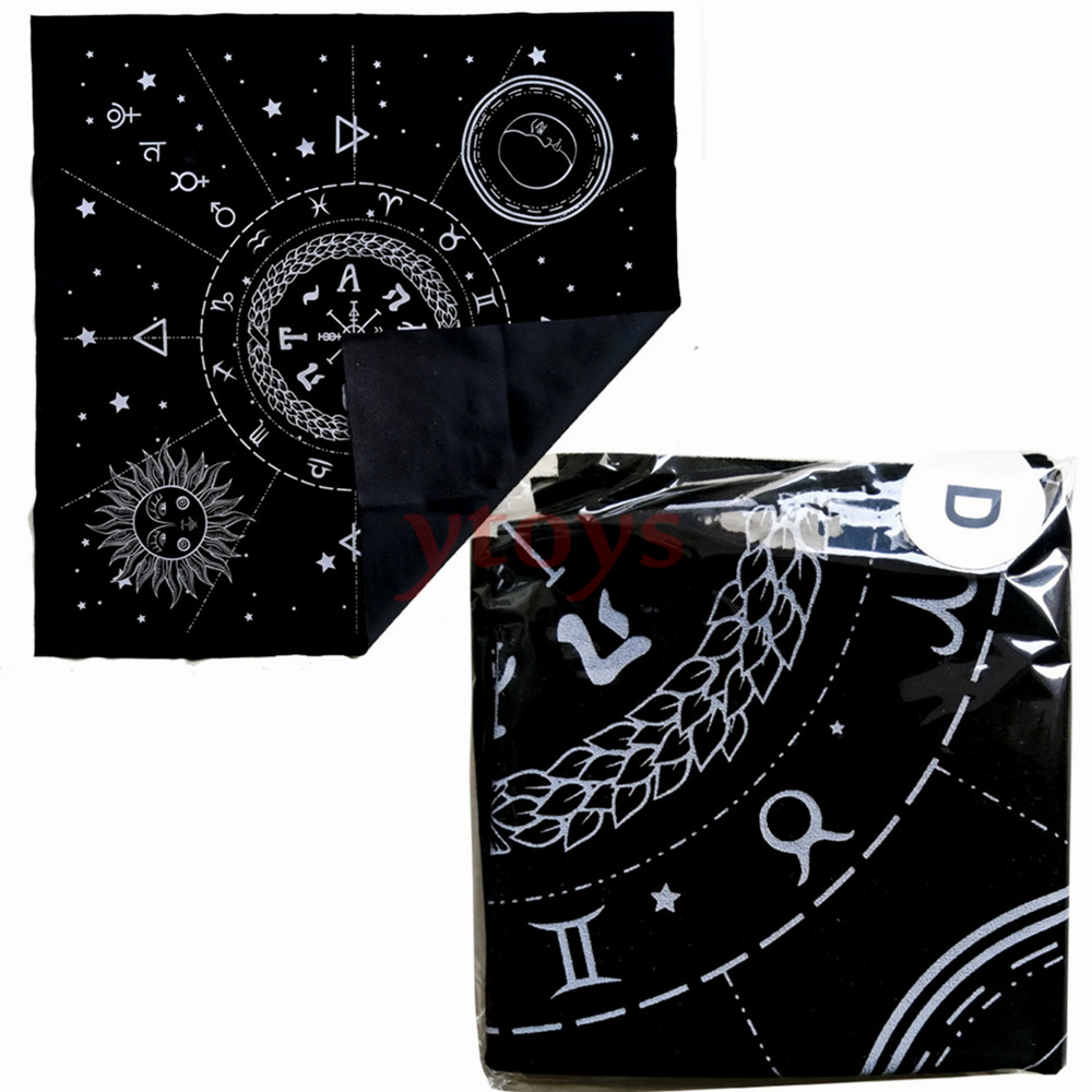 High Quality Constellations Tarot Tablecloth Pagan Altar Cloth Tarot