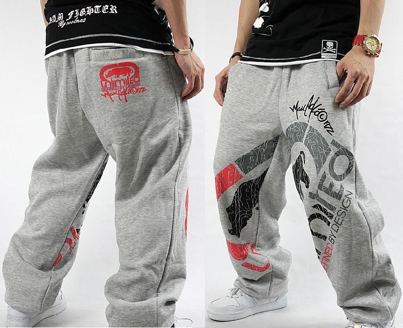 Mens Ecko Unltd hip-hop skateboarding cotton streetwear pants