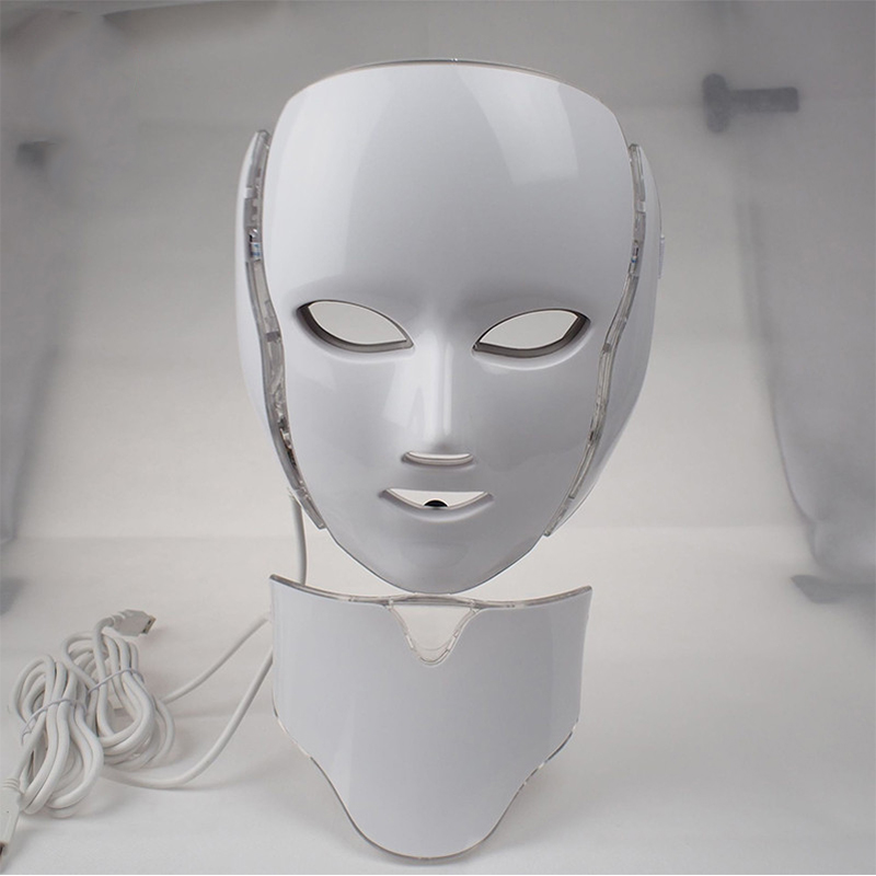 7 Colors LED Light Photon Face Neck Mask Rejuvenation Skin Therapy Wrinkles 813499211792 | eBay