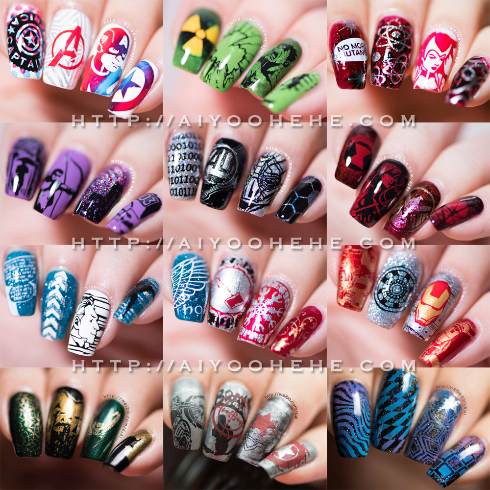 Gaming Stamping Plates Master List – Nerd Life Nails