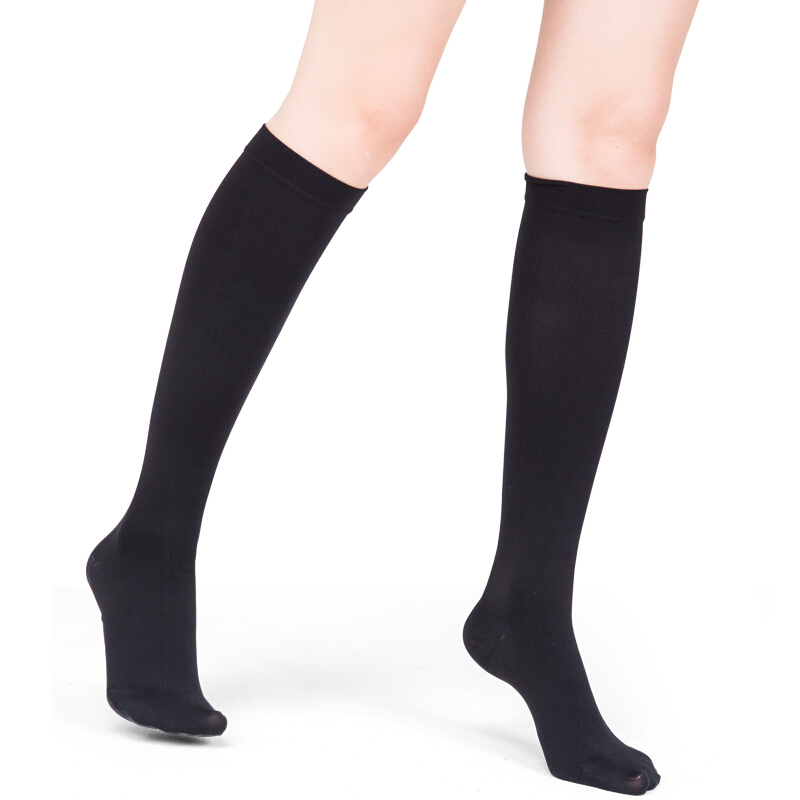 Calf Elastic Compression Socks Support Surgical Stockings Flight ...