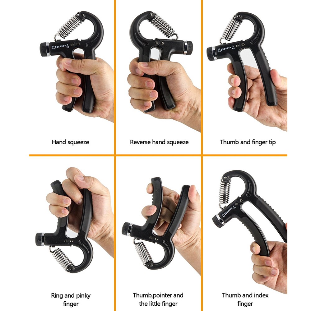 Adjustable Hand Grip Power Exerciser 1040Kg Forearm Wrist Strengthener