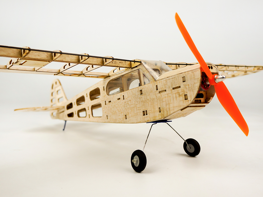 600mm Balsa Electric Training Airplane J3 RC Wood Aircraft Kit Need to ...