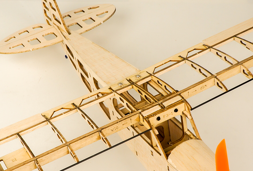 600mm Balsa Electric Training Airplane J3 RC Wood Aircraft Kit Need to