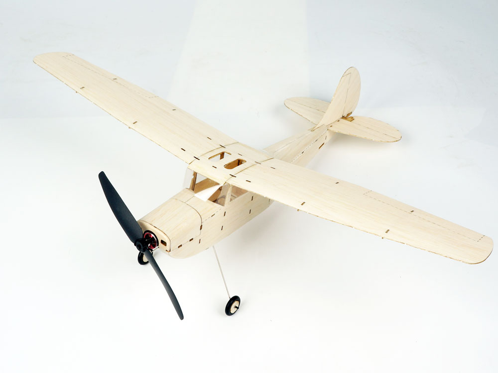 Micro Cessna L19 Balsa Wood KIT RC Airplane Laser-cut Building Model ...