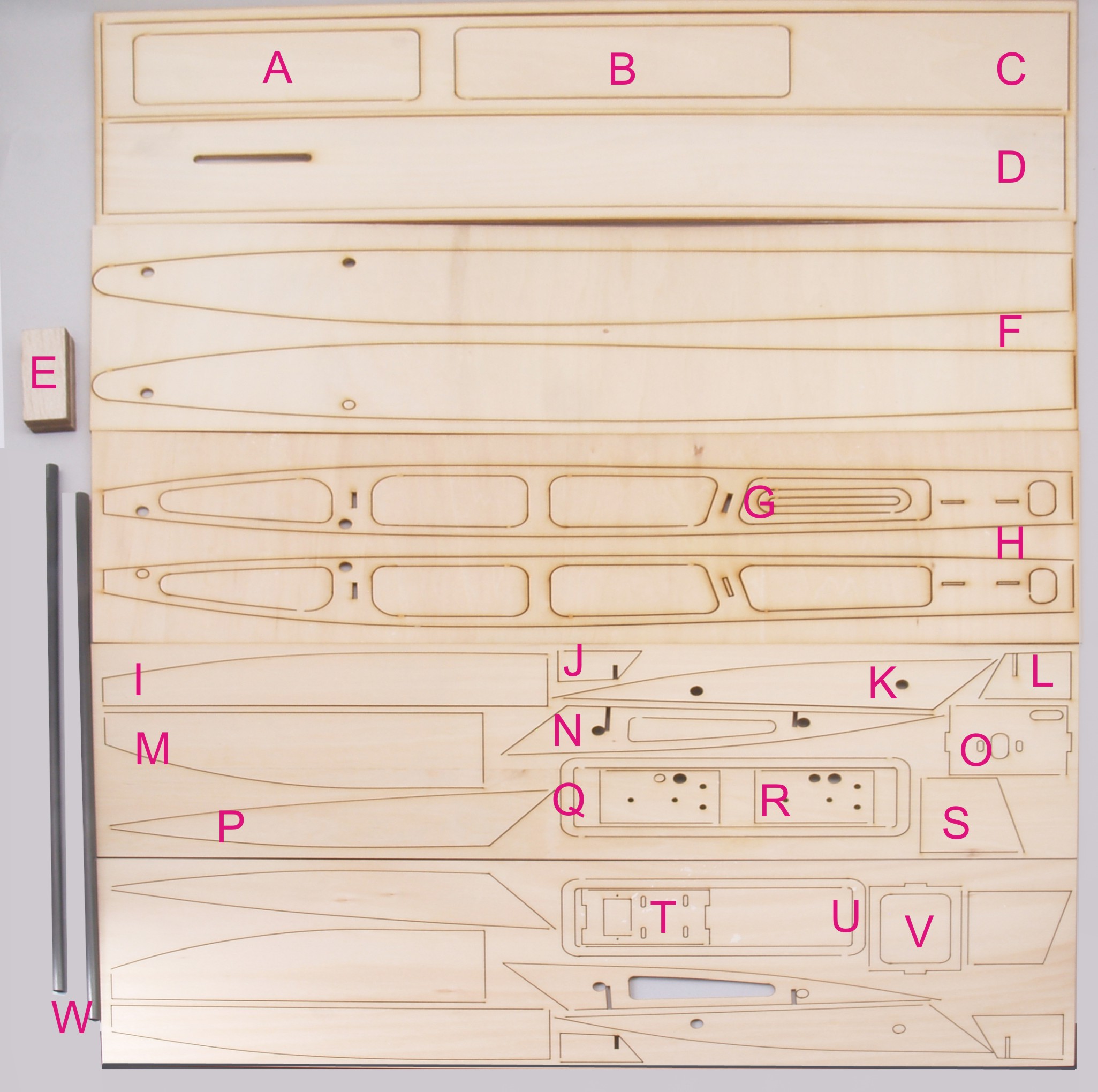 rc outrigger boat plans