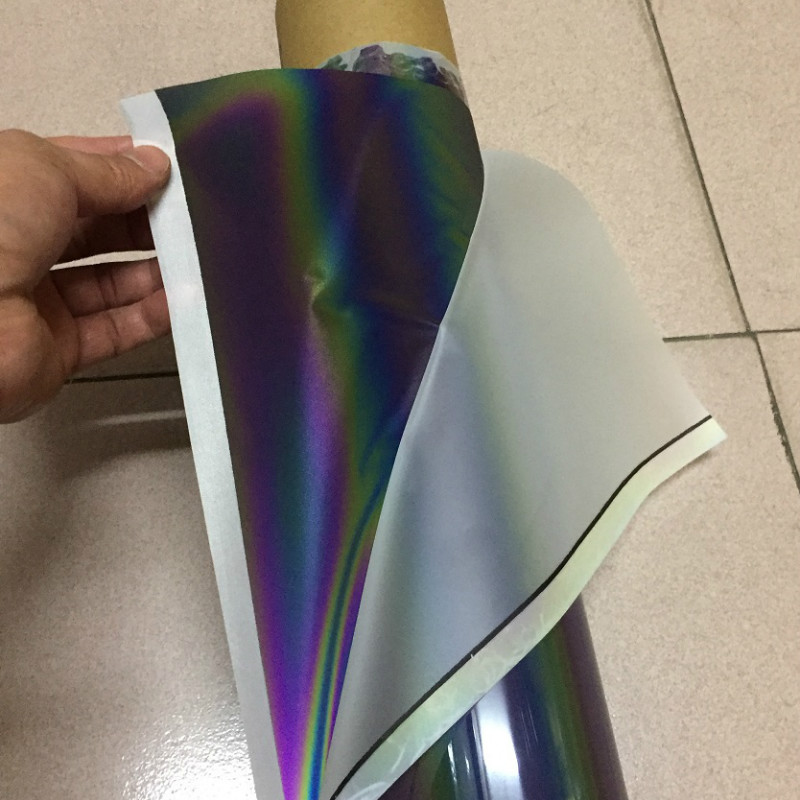 5CM*100CM Iridescence Reflective Fashion Fluorescent Magic Color Cloth