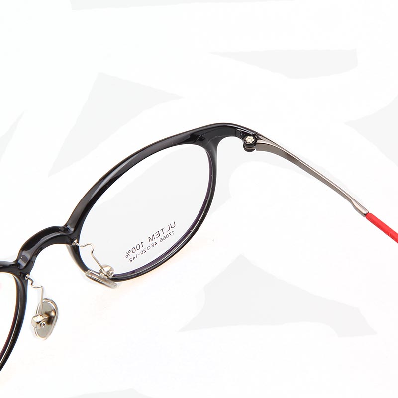 Women Glasses Eyewear Eyeglasses Fullrim Frame Black Ultem Spectacl