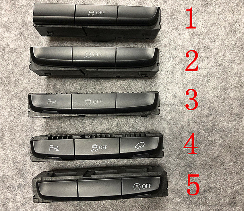 FOR Audi electric seat adjustment switch A3 A4L A5 A6L A7 Q5 Q3 seat back lumbar support switch