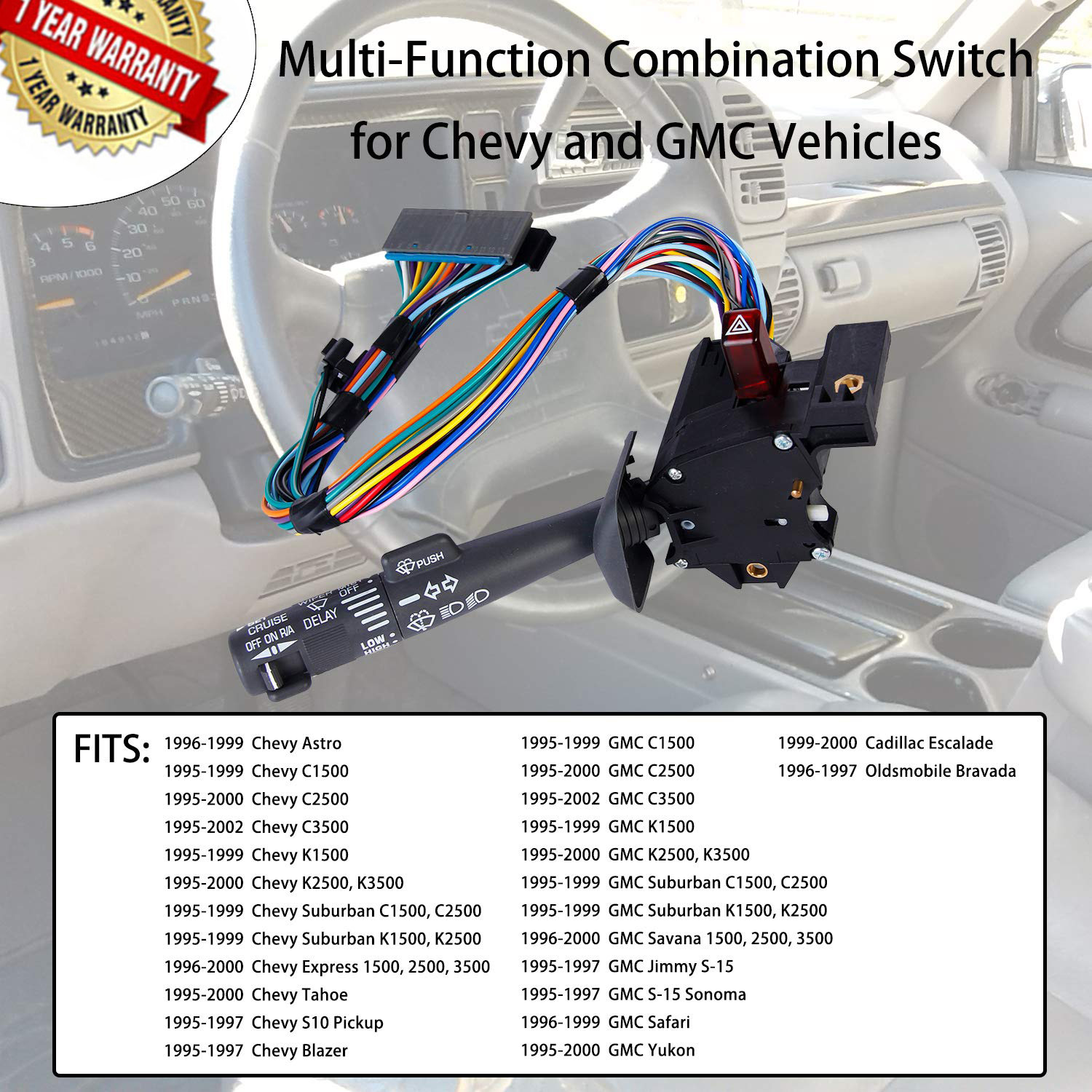 3 Function Switch Wiring MultiFunction Combination Turn Wiper Switch