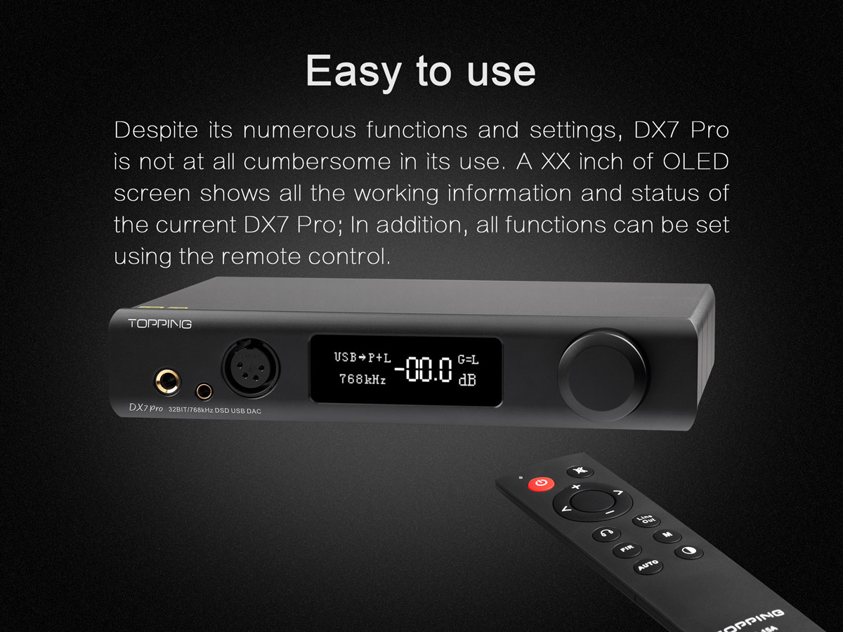 何でも揃う TOPPING DX7 Pro 新登場USB DAC ヘッドホンアンプ 一体型 ES9038PRO チップ NFCAヘッドホンアンプ内蔵 