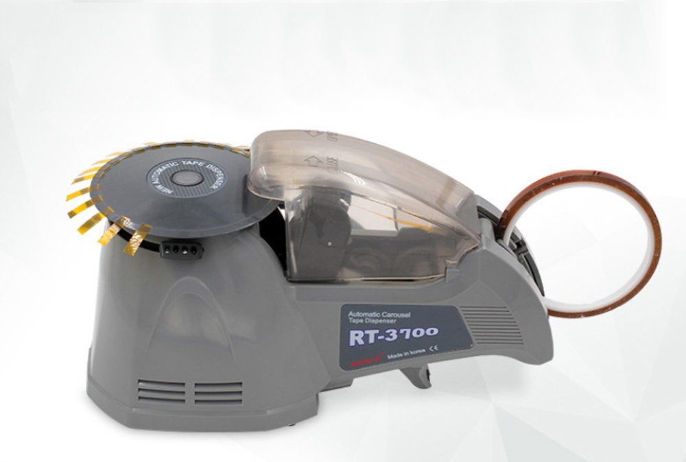 Electric Adhesive Tape Cutter Machine RT3700 Carousel Automatic Tape