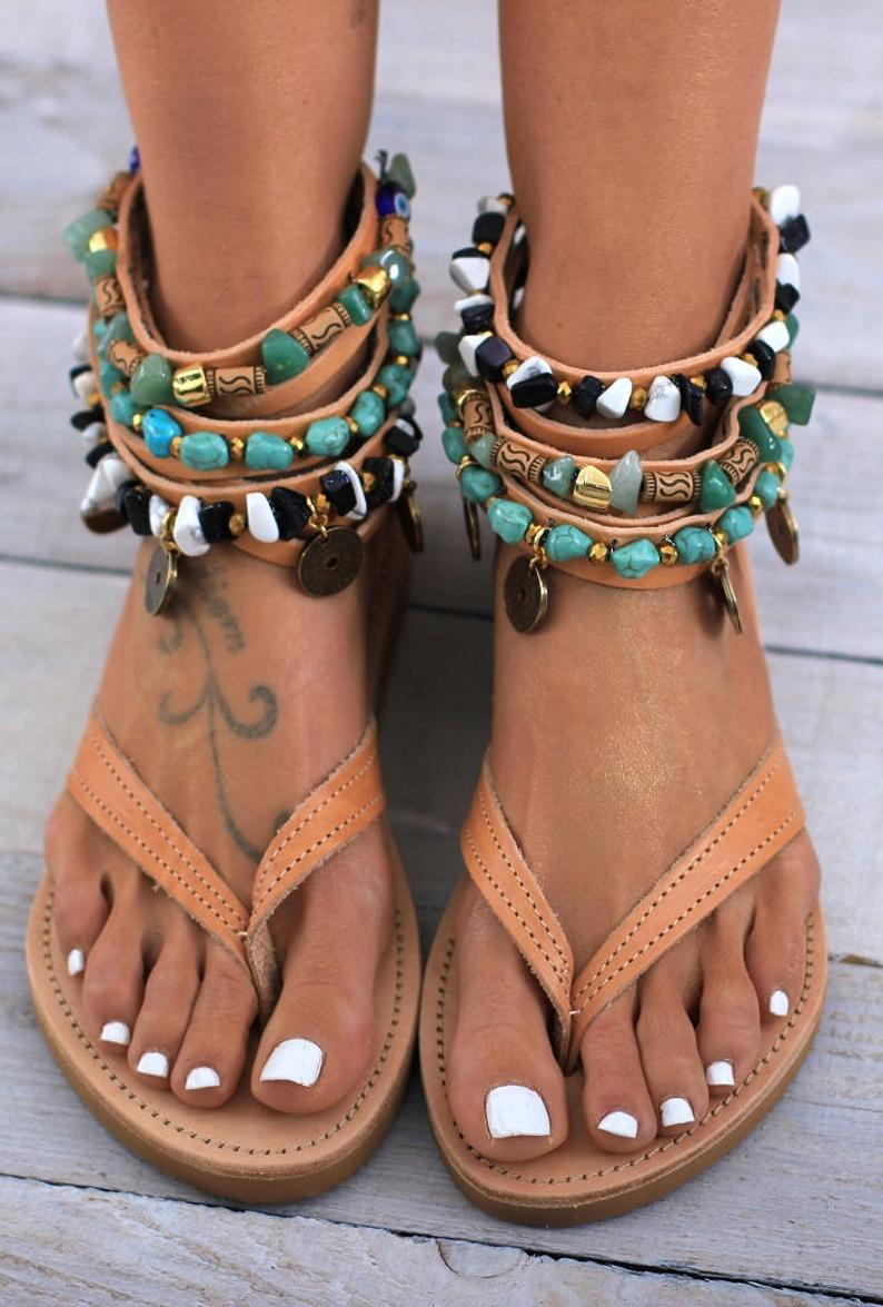Greek Style Summer Women Sandals3
