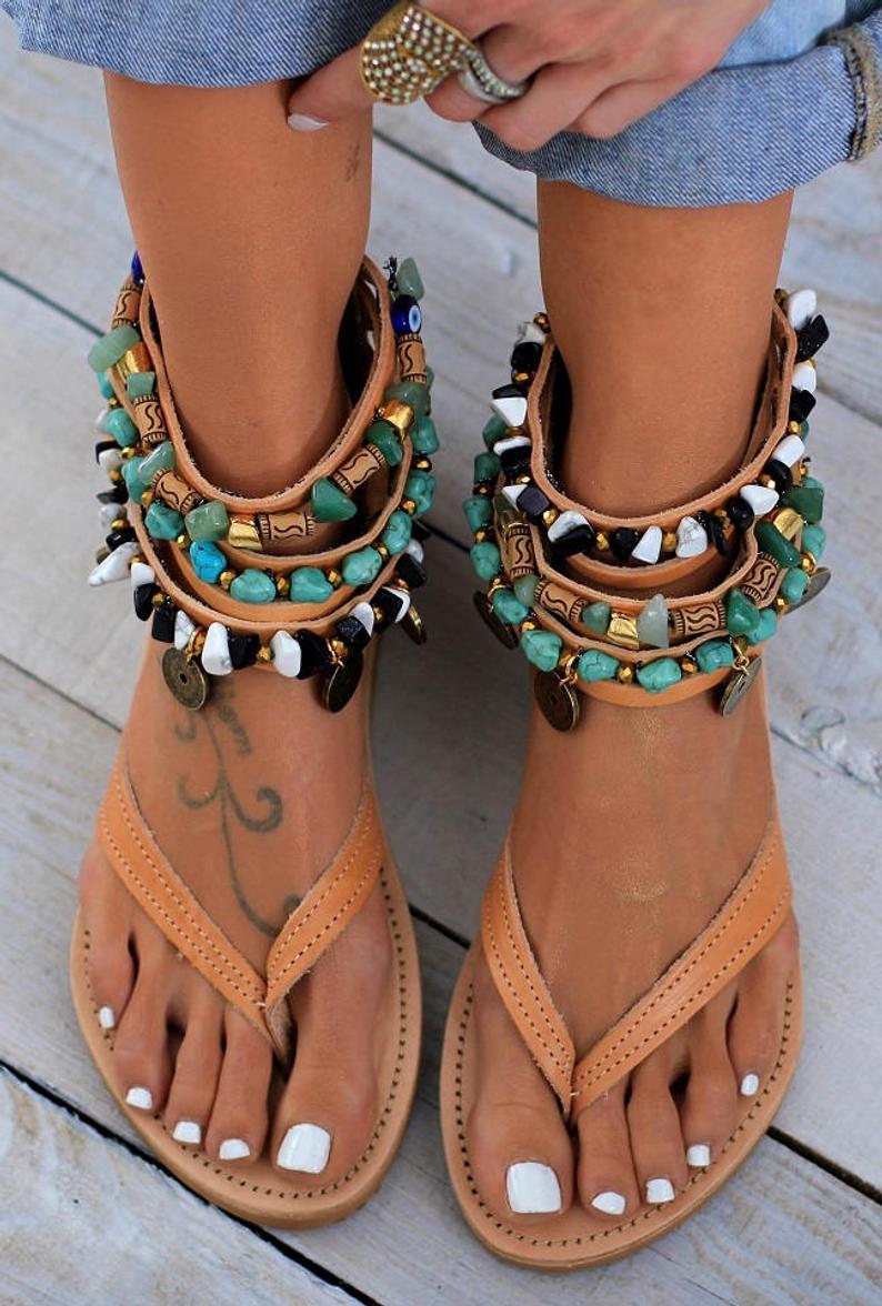 Greek Style Summer Women Sandals4