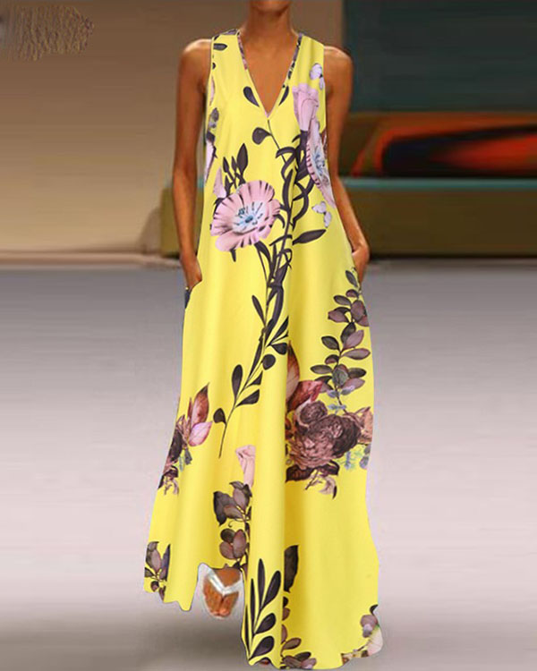 US$ 29.99 - Fashion Summer Sundress Women Long Maxi Vestidos Floral ...
