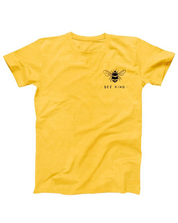 US$ 21.99 - Bee Kind Pocket Print Tshirt Women Tumblr Save The Bees ...
