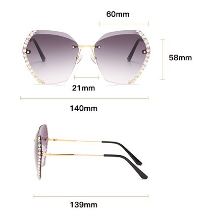 US$ 44.98 - Fashion Crystal Sunglasses - www.57diy.com