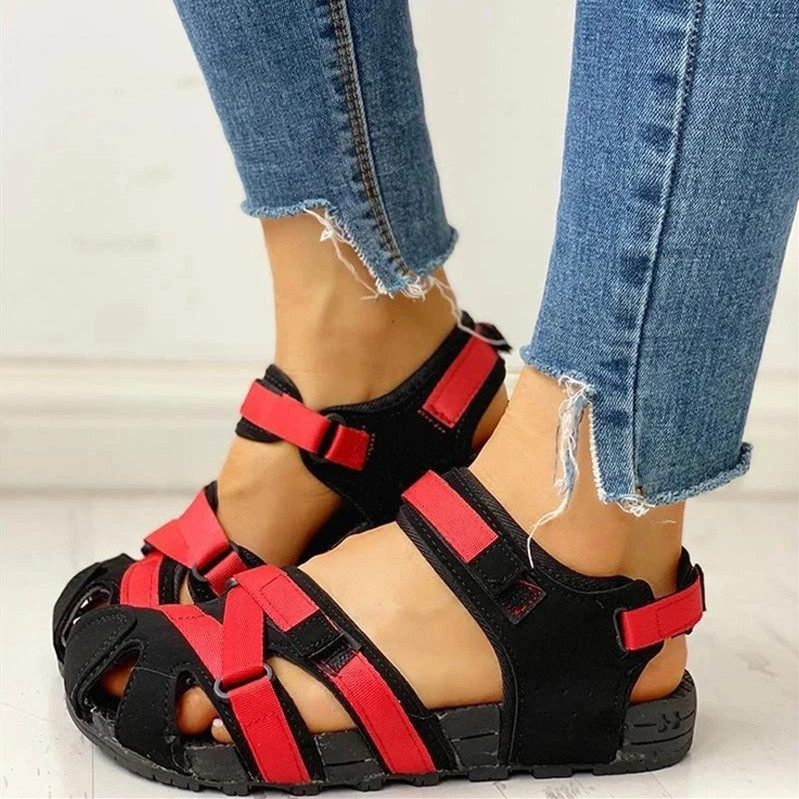 designer velcro sandals