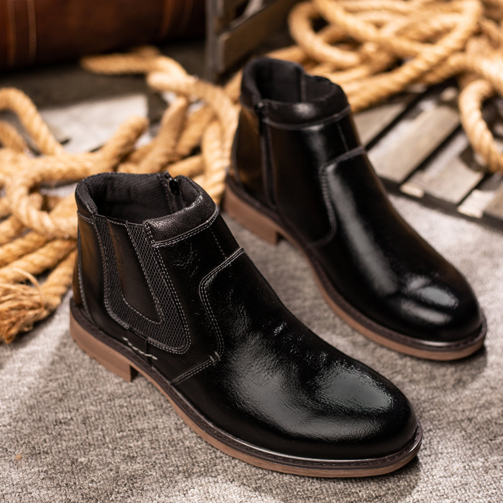 casual slip on boots