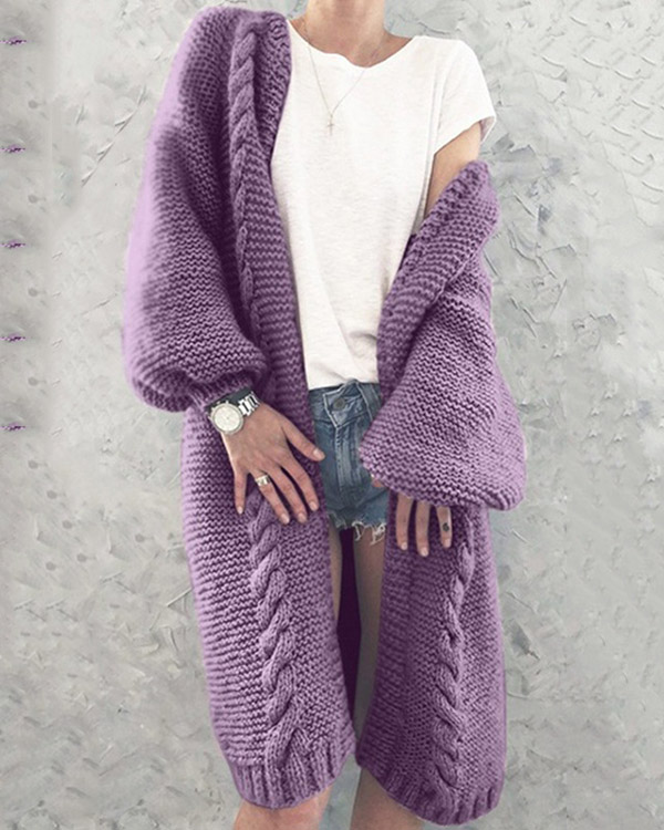 US$ 49.89 - Women Knitted Cardigan Autumn Warm Coats - www.narachic.com